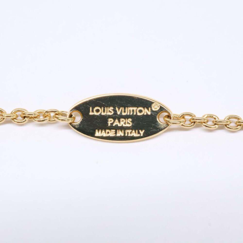 LOUIS VUITTON Gold Necklace - Picture 8 of 10